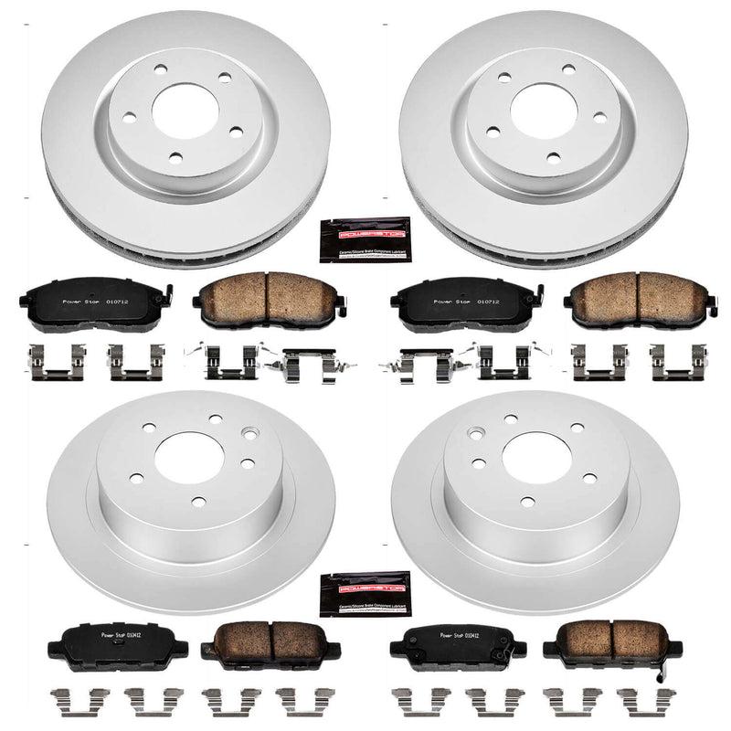 Power Stop CRK4475 - Z17 Evolution Front And Rear Brake Kit vehicle fitment brake part