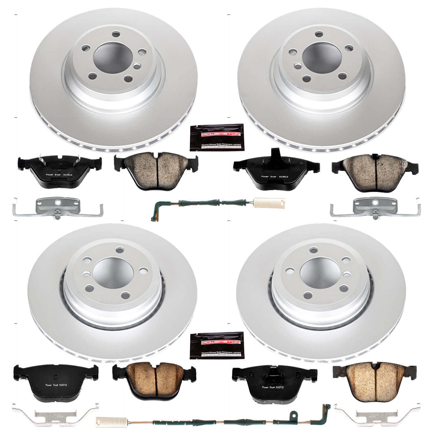 Power Stop CRK4479 - Z23 Evolution Sport Front And Rear Brake Kit vehicle fitment brake part
