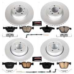 Power Stop CRK4479 - Z23 Evolution Sport Front And Rear Brake Kit vehicle fitment brake part