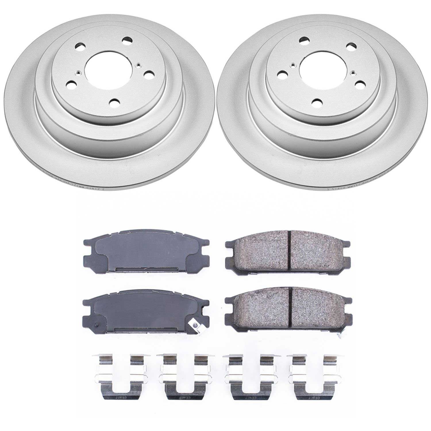 Power Stop CRK448 - Z17 Evolution Rear Brake Kit vehicle fitment brake part