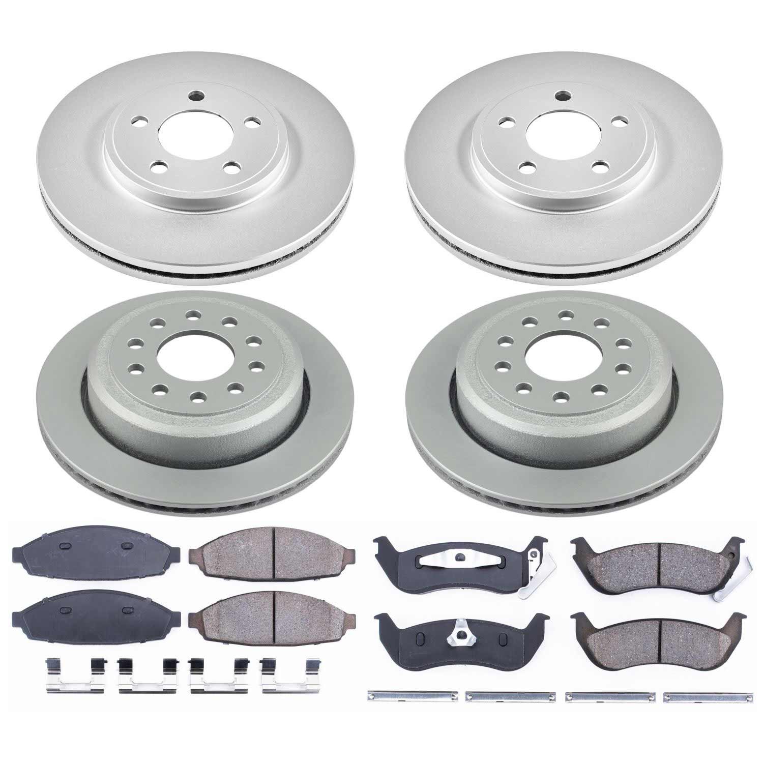Power Stop CRK4486 - Z17 Evolution Front And Rear Brake Kit vehicle fitment brake part