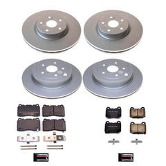 Power Stop CRK4490 Front And Rear Z17 Evolution Pad And Rotor Kit for 2008-2009 Subaru Impreza WRX STI product image