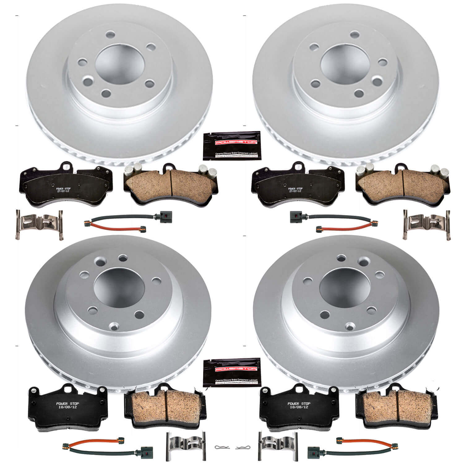 Power Stop CRK4495 - Z23 Evolution Sport Front And Rear Brake Kit vehicle fitment brake part
