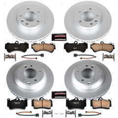 Power Stop CRK4495 - Z23 Evolution Sport Front And Rear Brake Kit vehicle fitment brake part