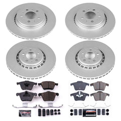 Power Stop CRK4502 - Z23 Evolution Sport Front And Rear Brake Kit vehicle fitment brake part
