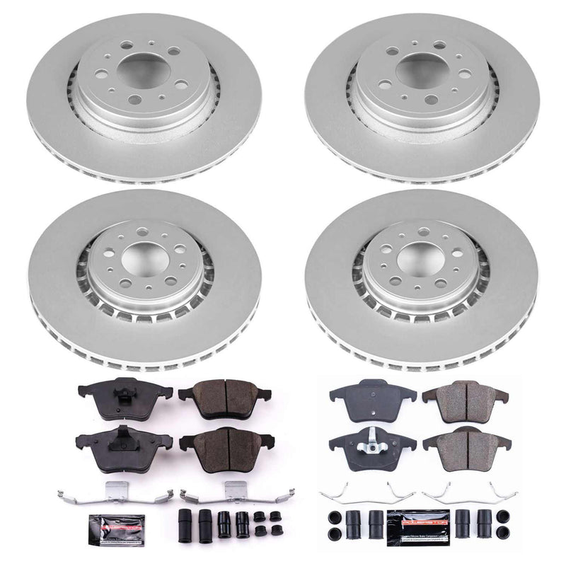 Power Stop CRK4502 - Z23 Evolution Sport Front And Rear Brake Kit vehicle fitment brake part