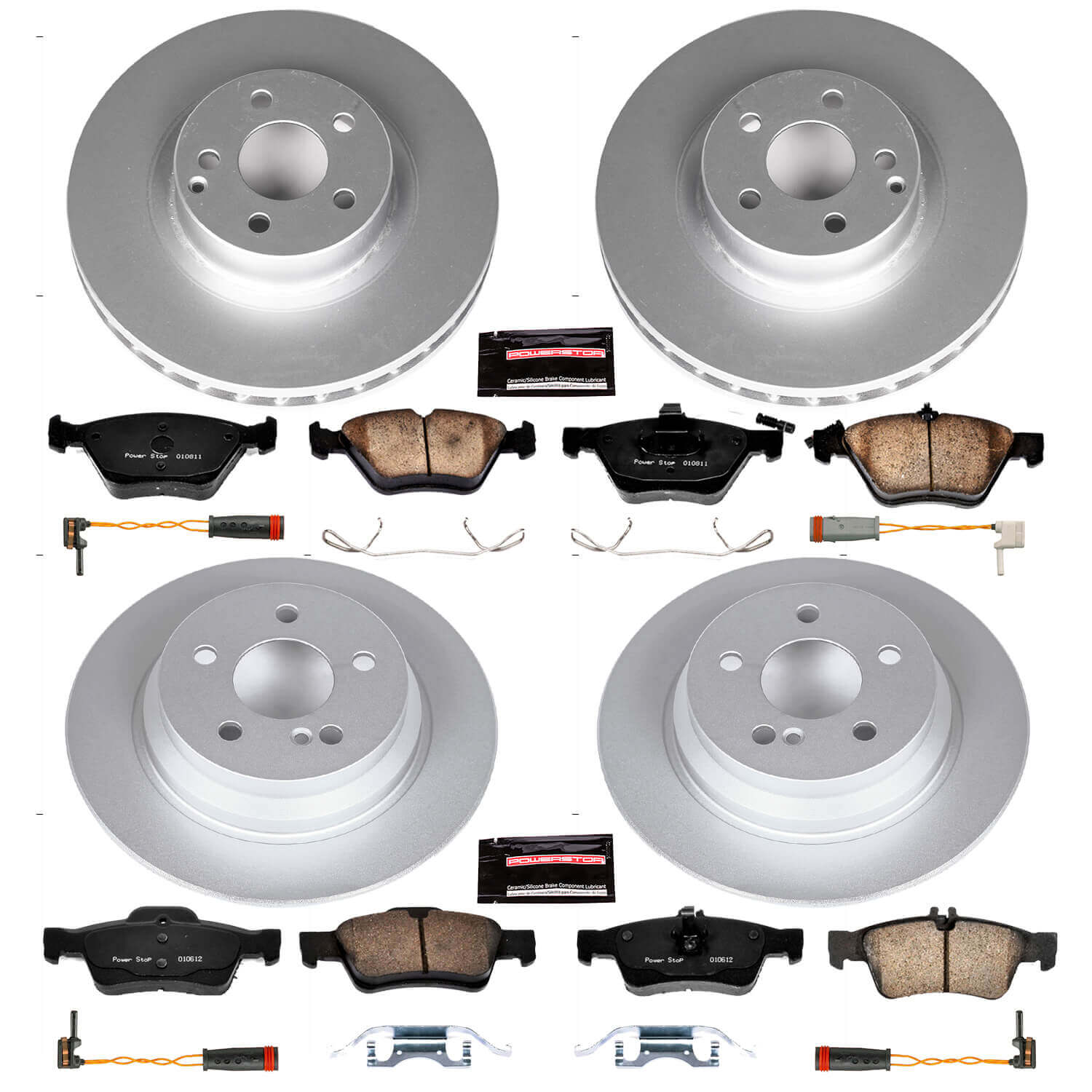 Power Stop CRK4511 - Z23 Evolution Sport Front And Rear Brake Kit vehicle fitment brake part