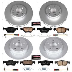 Power Stop CRK4511 - Z23 Evolution Sport Front And Rear Brake Kit vehicle fitment brake part