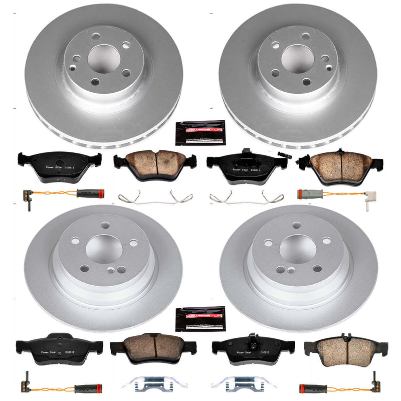 Power Stop CRK4511 - Z23 Evolution Sport Front And Rear Brake Kit vehicle fitment brake part