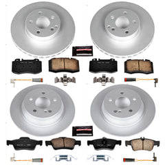 Power Stop CRK4512 - Z23 Evolution Sport Front And Rear Brake Kit vehicle fitment brake part