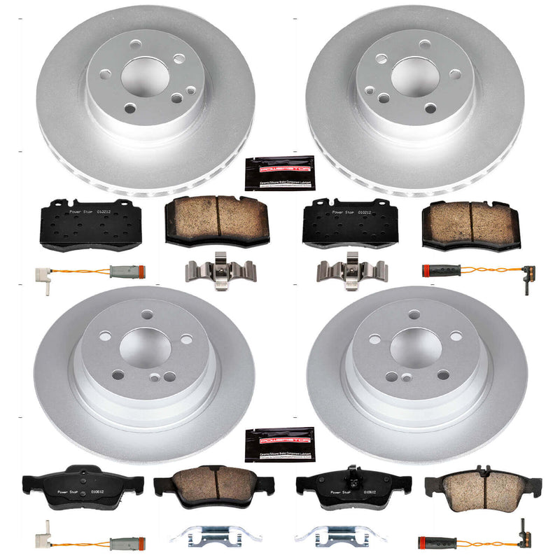 Power Stop CRK4512 - Z23 Evolution Sport Front And Rear Brake Kit vehicle fitment brake part
