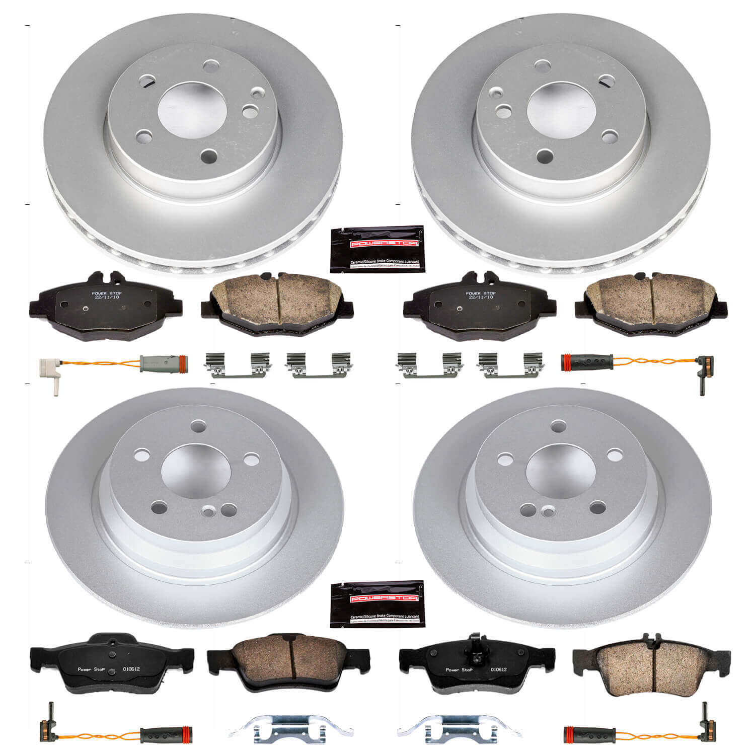 Power Stop CRK4514 - Z23 Evolution Sport Front And Rear Brake Kit vehicle fitment brake part