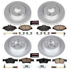 Power Stop CRK4514 - Z23 Evolution Sport Front And Rear Brake Kit vehicle fitment brake part