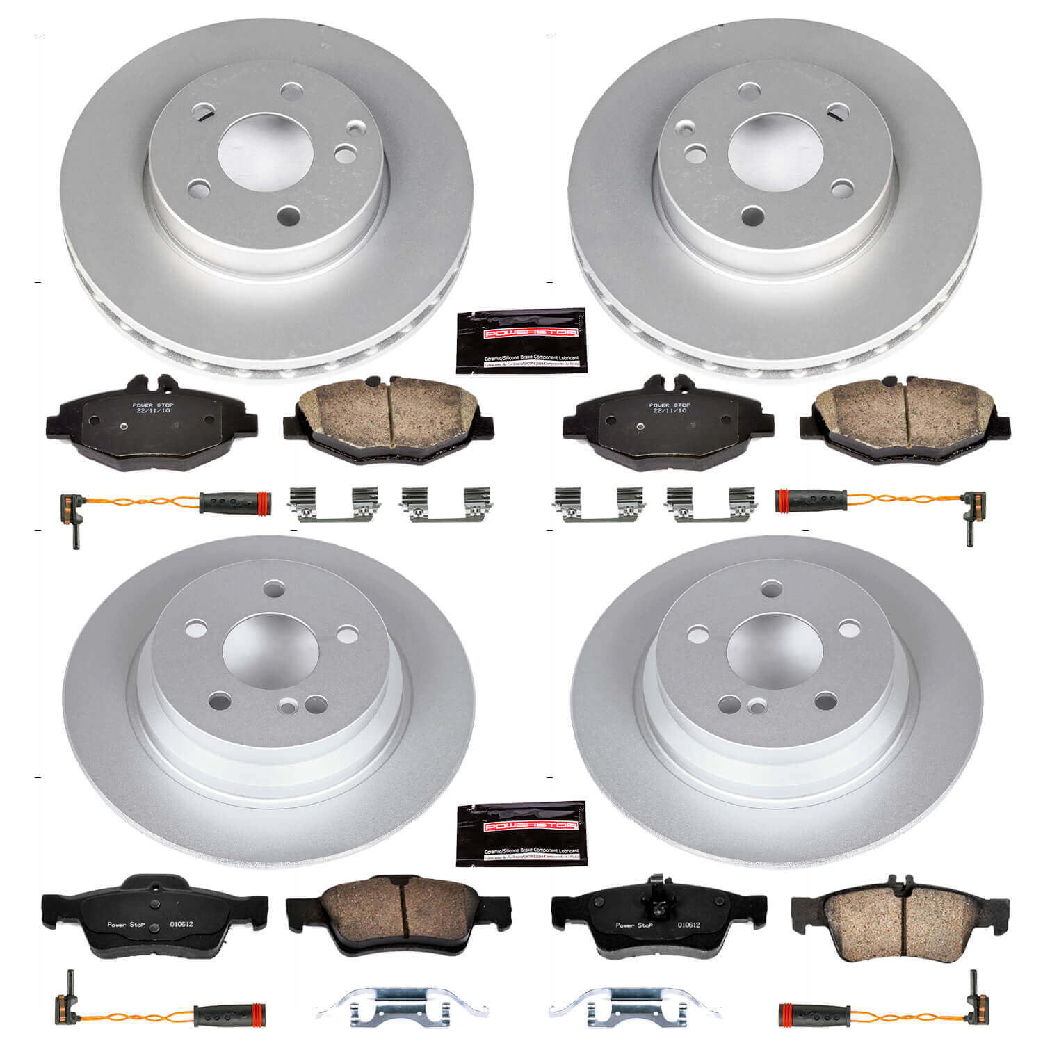 Power Stop CRK4515 - Z23 Evolution Sport Front And Rear Brake Kit vehicle fitment brake part