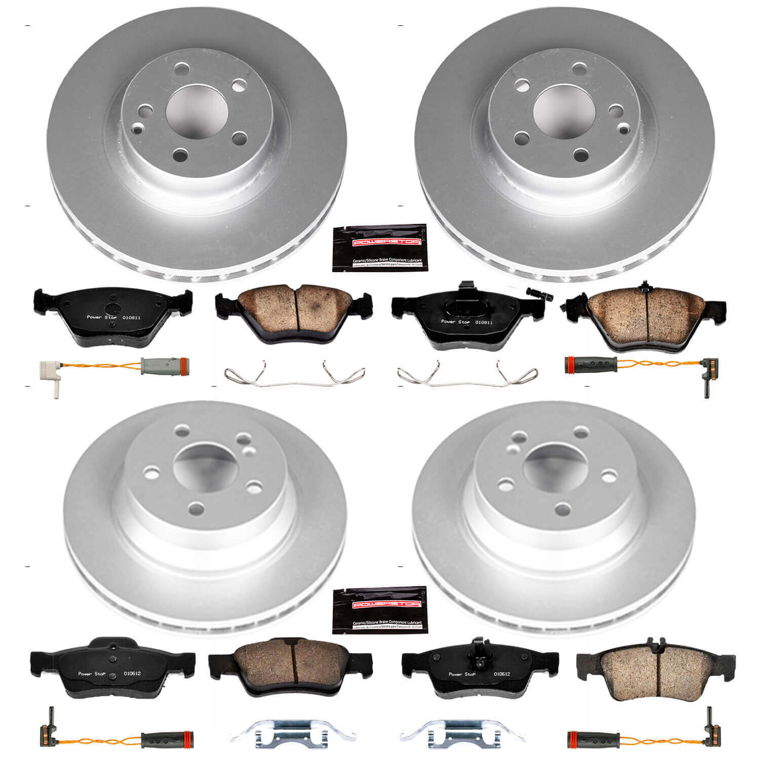 Power Stop CRK4518 - Z23 Evolution Sport Front And Rear Brake Kit vehicle fitment brake part
