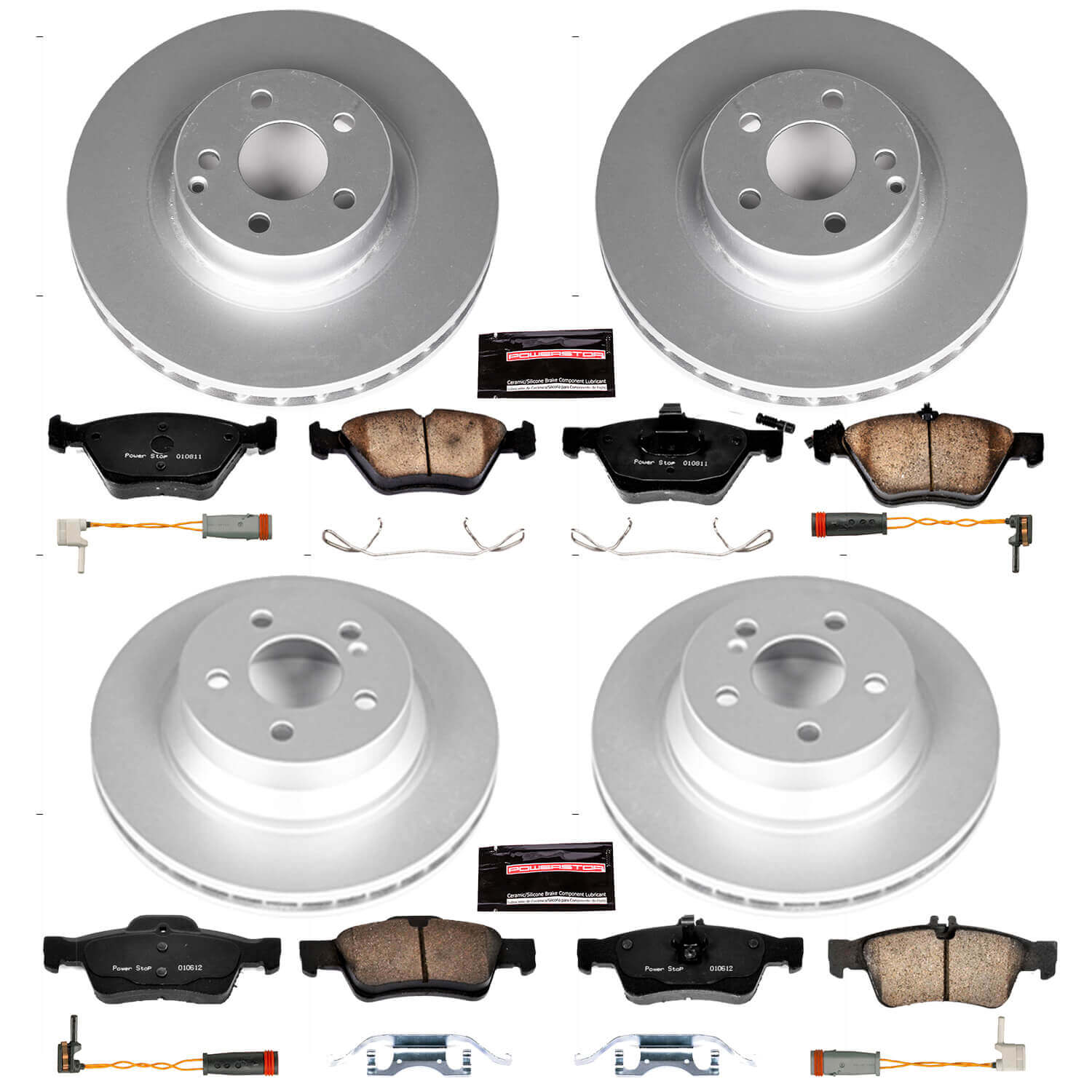Power Stop CRK4519 - Z23 Evolution Sport Front And Rear Brake Kit vehicle fitment brake part