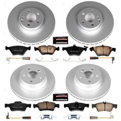Power Stop CRK4519 - Z23 Evolution Sport Front And Rear Brake Kit vehicle fitment brake part