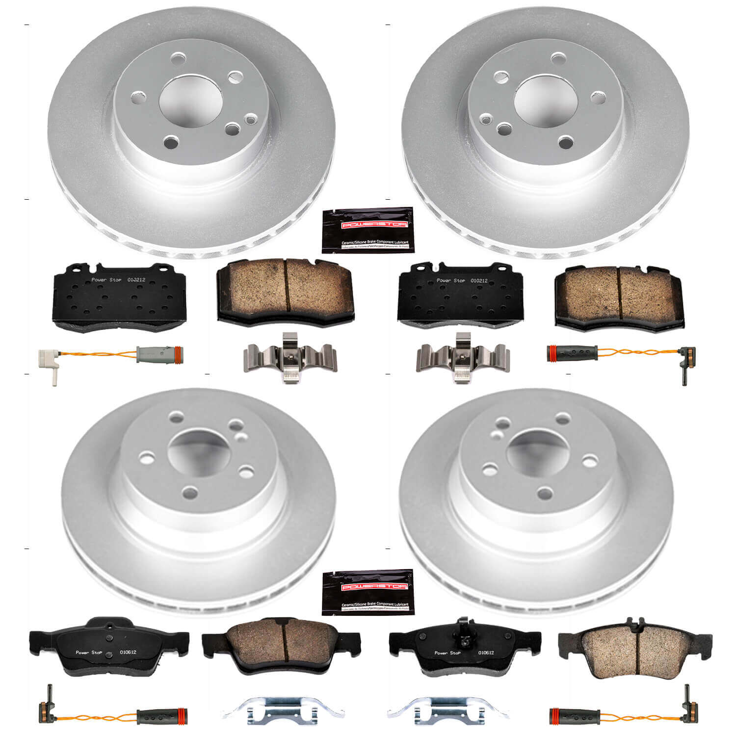 Power Stop CRK4521 - Z23 Evolution Sport Front And Rear Brake Kit vehicle fitment brake part