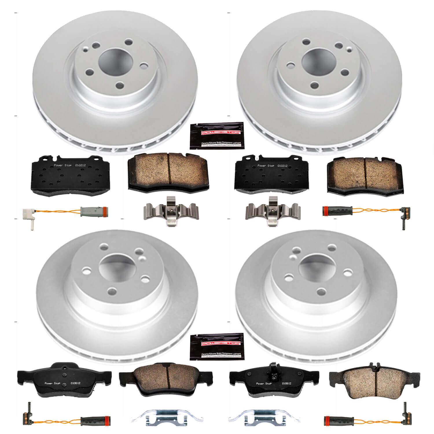 Power Stop CRK4522 - Z23 Evolution Sport Front And Rear Brake Kit vehicle fitment brake part
