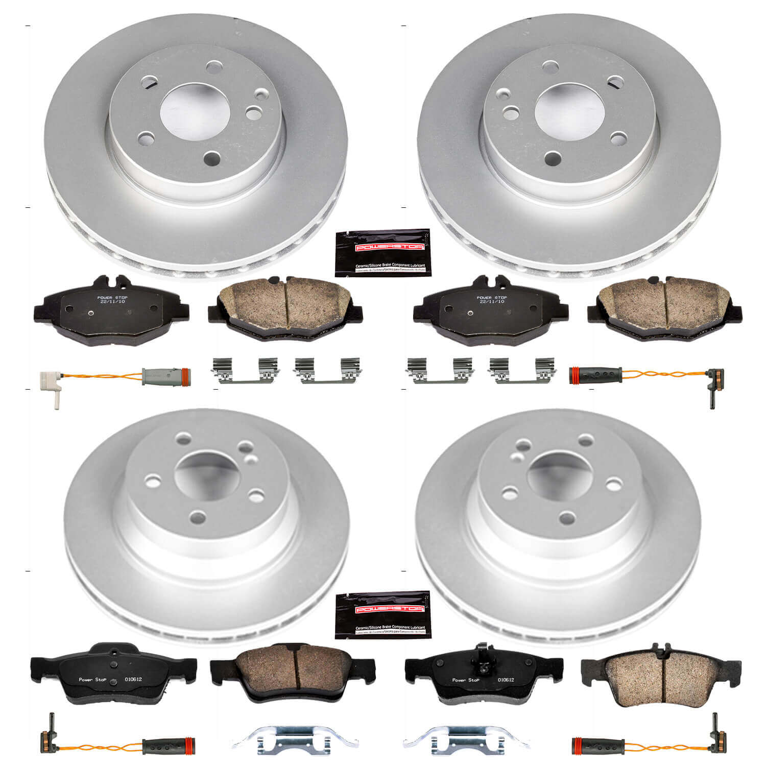 Power Stop CRK4524 - Z23 Evolution Sport Front And Rear Brake Kit vehicle fitment brake part