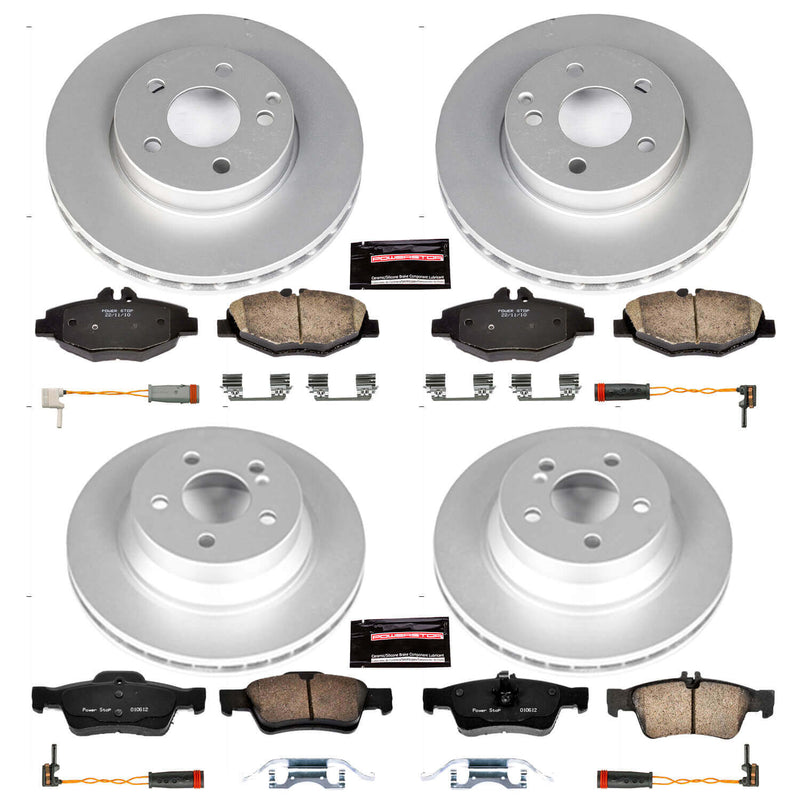 Power Stop CRK4524 - Z23 Evolution Sport Front And Rear Brake Kit vehicle fitment brake part