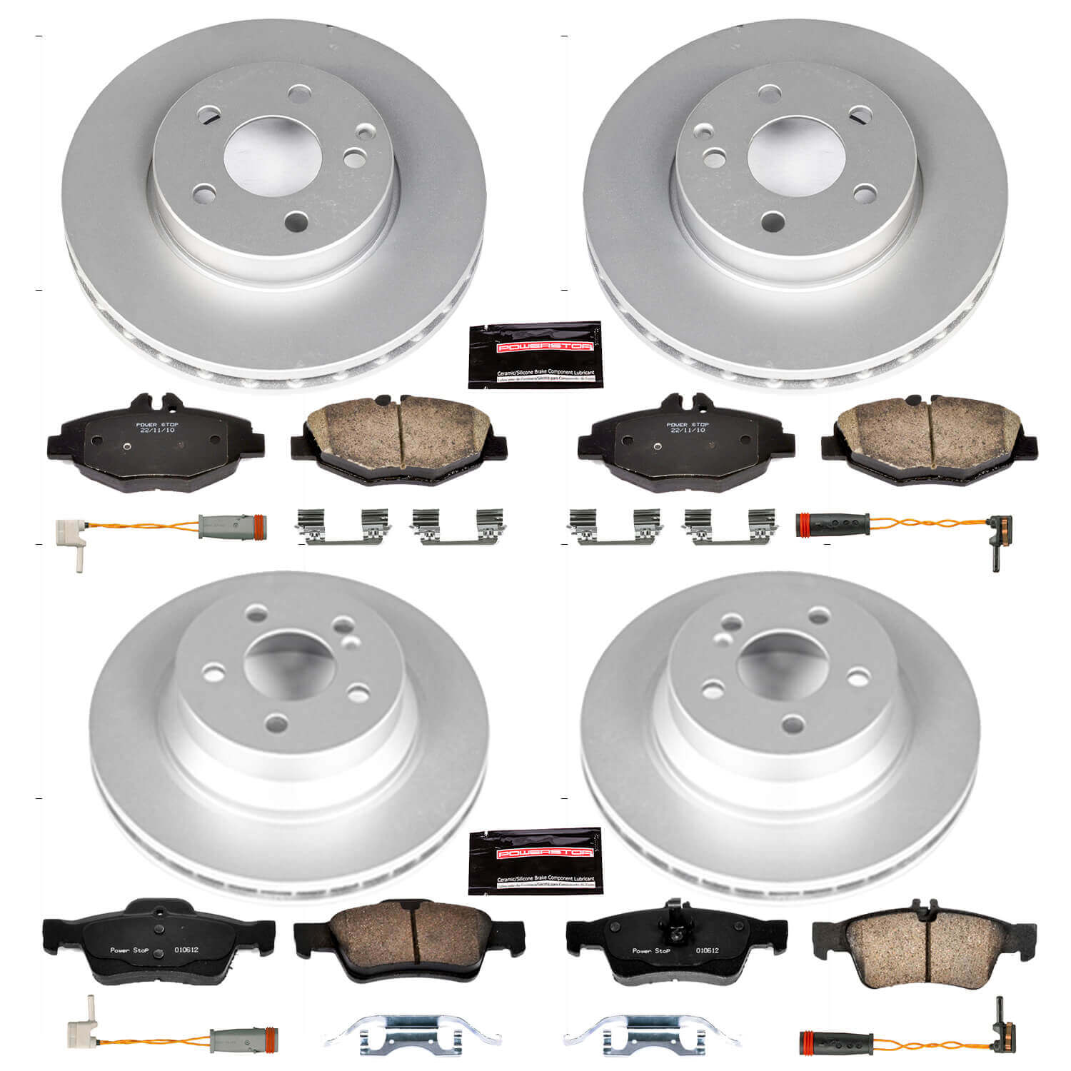 Power Stop CRK4526 - Z23 Evolution Sport Front And Rear Brake Kit vehicle fitment brake part