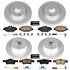 Power Stop CRK4526 - Z23 Evolution Sport Front And Rear Brake Kit vehicle fitment brake part
