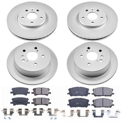 Power Stop CRK4530 - Z17 Evolution Front And Rear Brake Kit vehicle fitment brake part