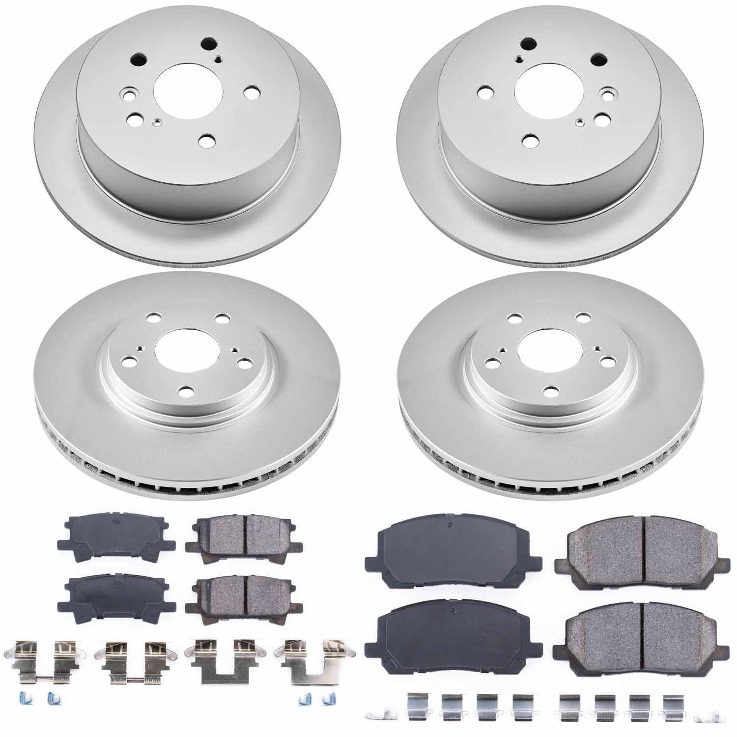 Power Stop CRK4531 - Z17 Evolution Front And Rear Brake Kit vehicle fitment brake part