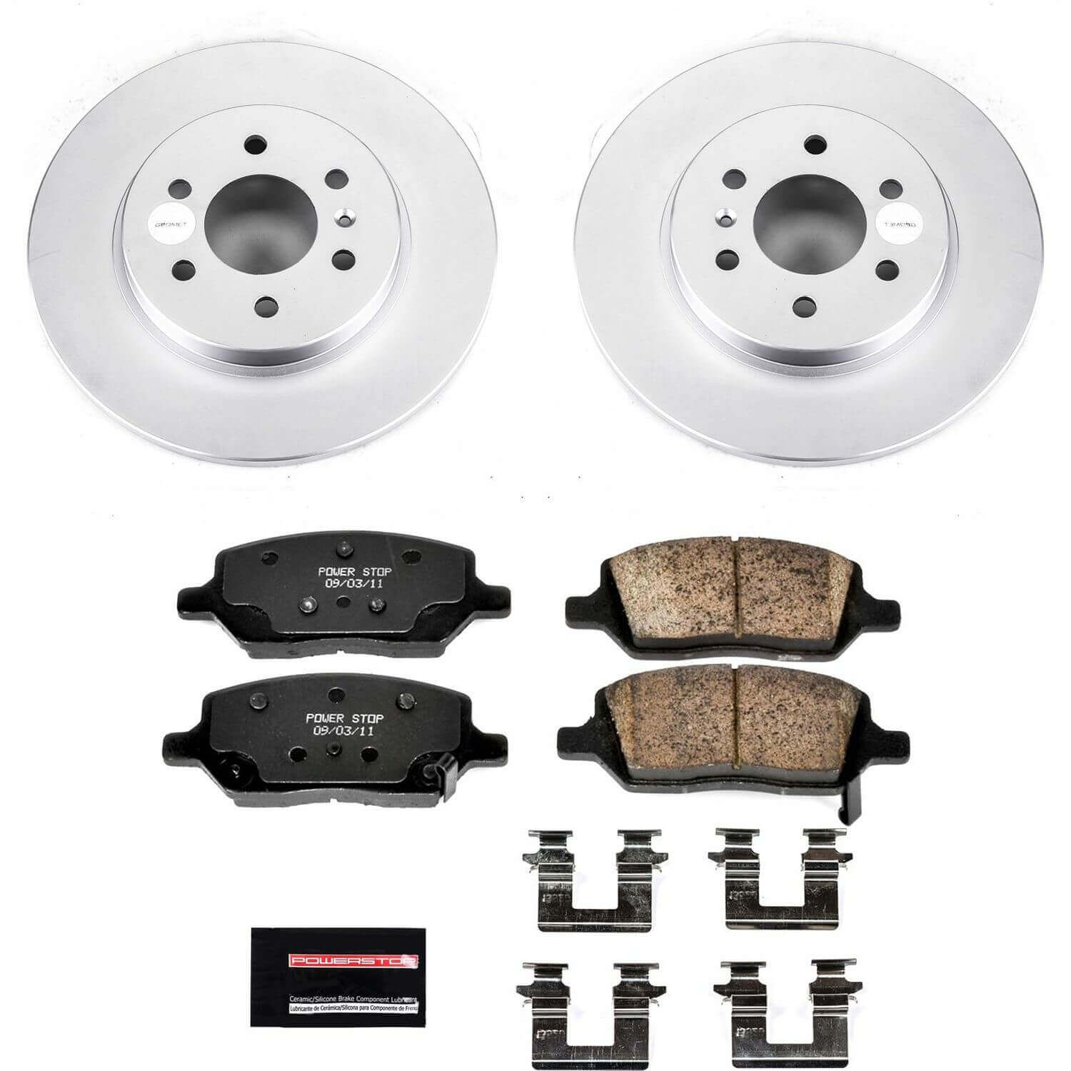 Power Stop CRK4609 - Z17 Evolution Rear Brake Kit vehicle fitment brake part