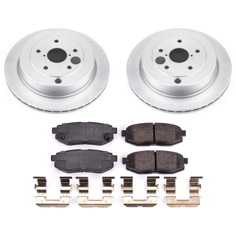 Power Stop CRK4645 Z17 Evolution Rear Brake Kit for 2006-2007 Subaru B9 Tribeca product image