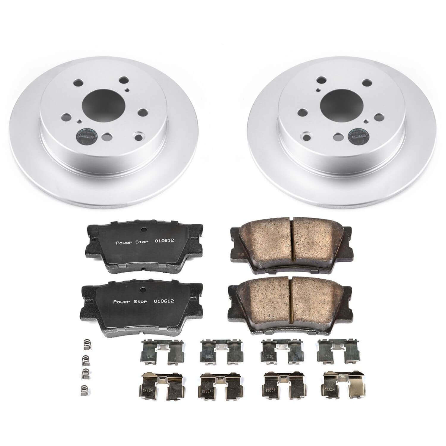 Power Stop CRK4670 Z17 Evolution Rear Brake Kit for 2009-2010 Pontiac Vibe AWD, GT product image