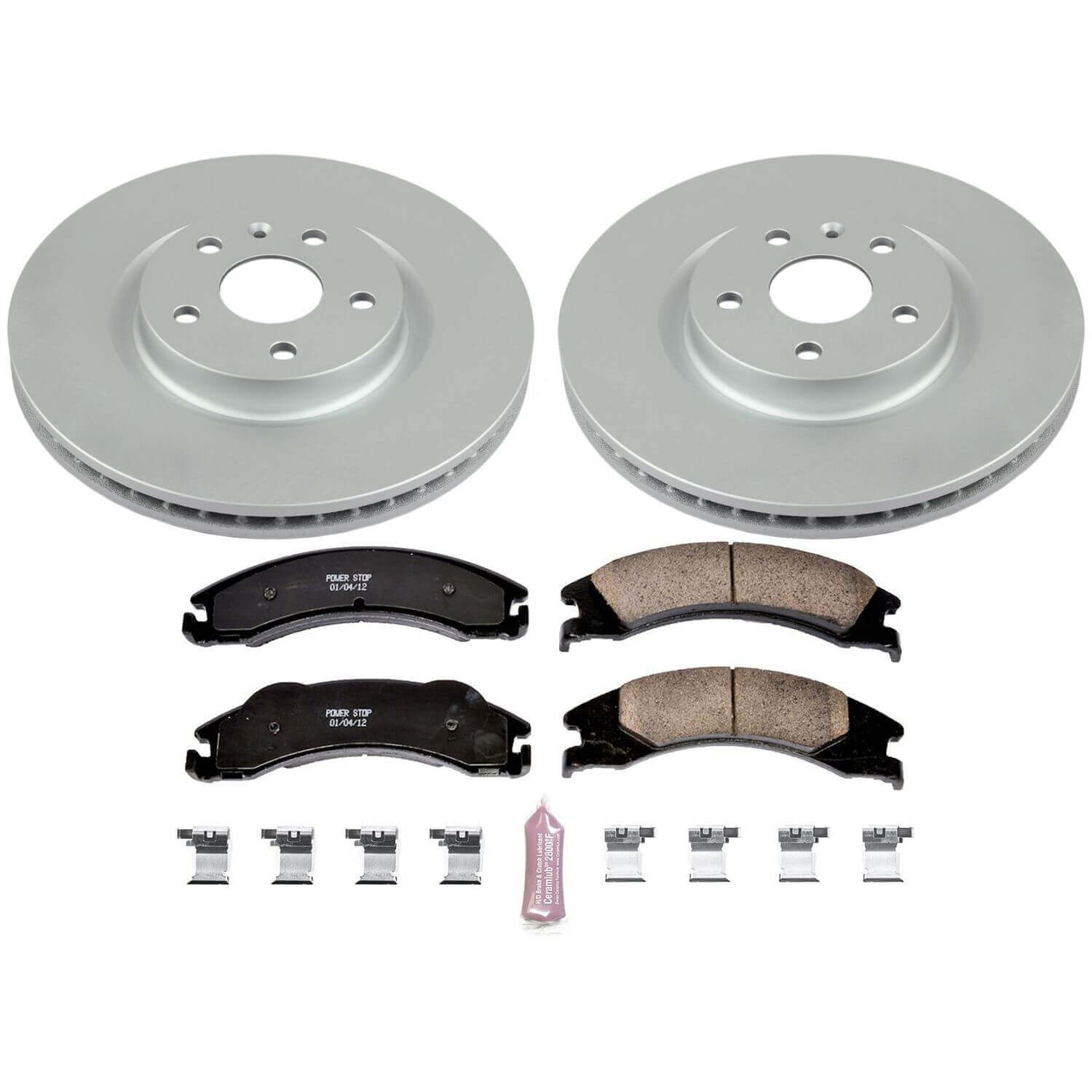 Power Stop CRK4719 Z17 Evolution Rear Brake Kit for 2008-2019 Ford E-350 Super Duty product image