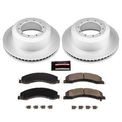 Power Stop CRK4722 - Z17 Evolution Rear Pad And Rotor Kit vehicle fitment brake part
