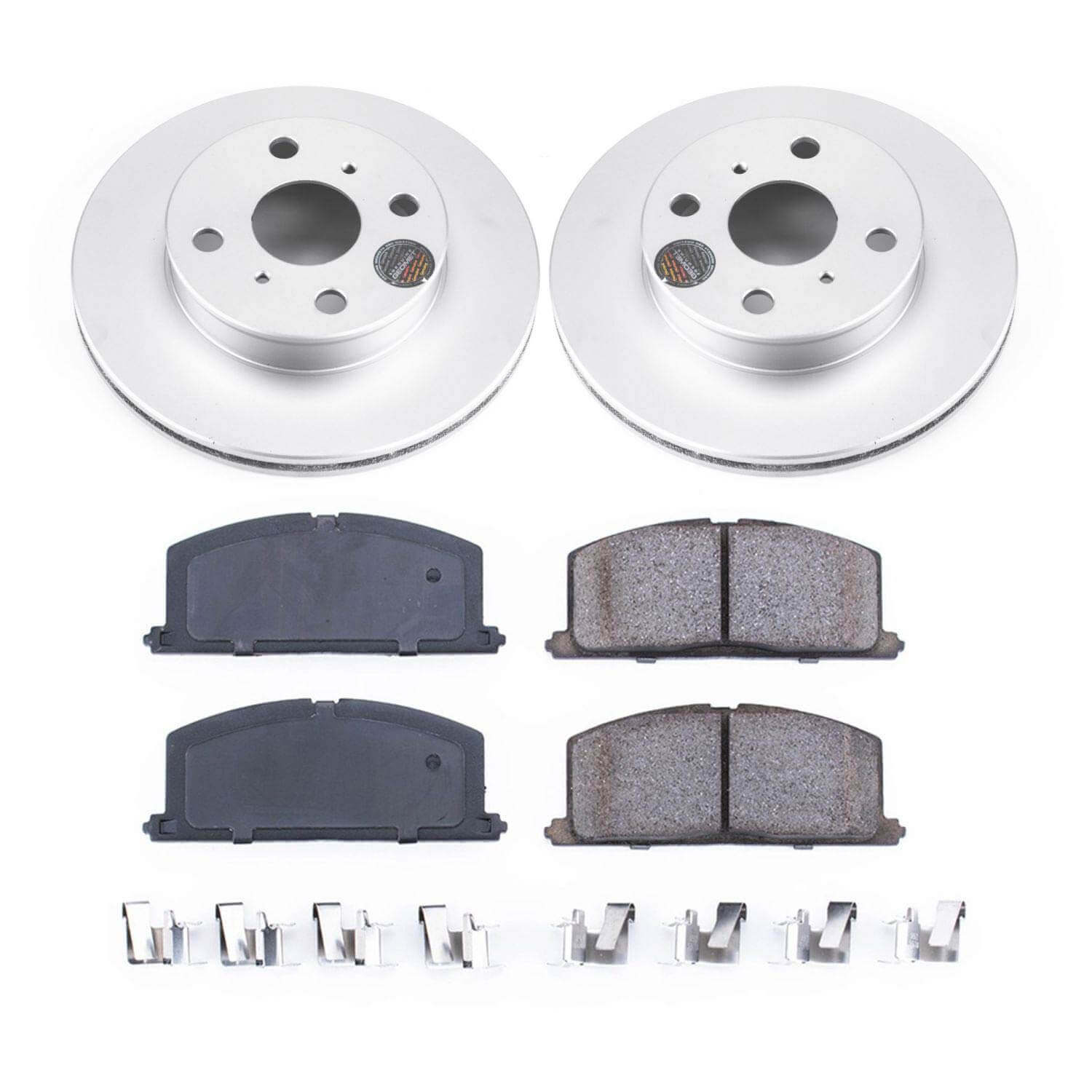 Power Stop CRK4781 Z17 Evolution Front Brake Kit for 1990-1992 Geo Prizm Rear Drum product image