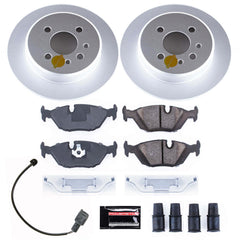 Power Stop CRK4804 Z23 Evolution Geomet Coated Rear Pad And Rotor Kit for 1991-1992 BMW 318I product image