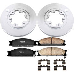 Power Stop CRK4837 Z17 Evolution Front Brake Kit for 1985-1986 Nissan 720 4 Wheel Drive product image