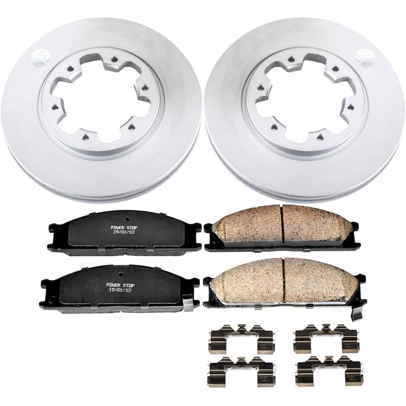 Power Stop CRK4837 Z17 Evolution Front Brake Kit for 1985-1986 Nissan 720 4 Wheel Drive product image