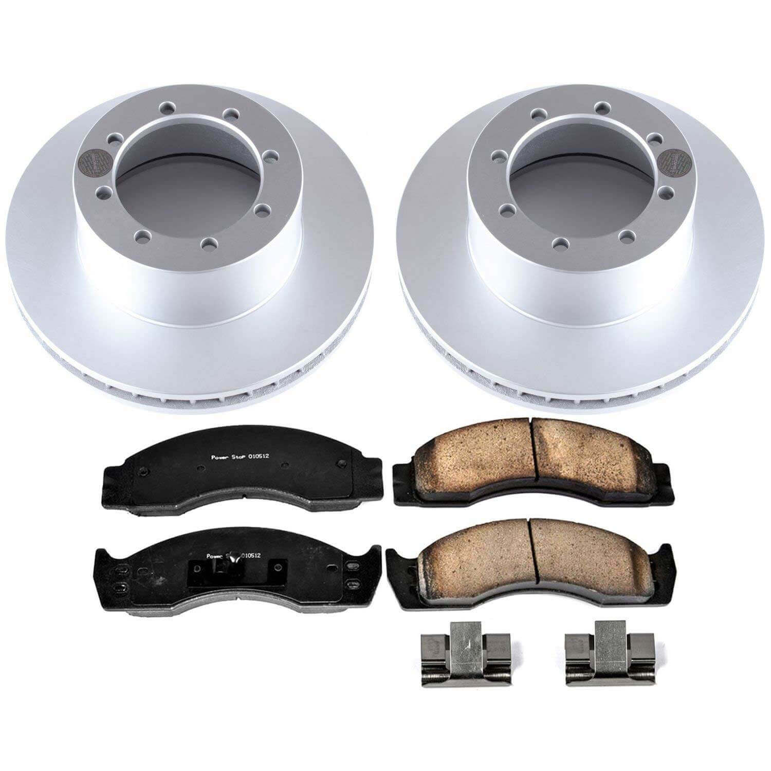 Power Stop CRK4912 Z17 Evolution Rear Pad And Rotor Kit for 2001-2002 Ford E-450 Econoline Super Duty product image
