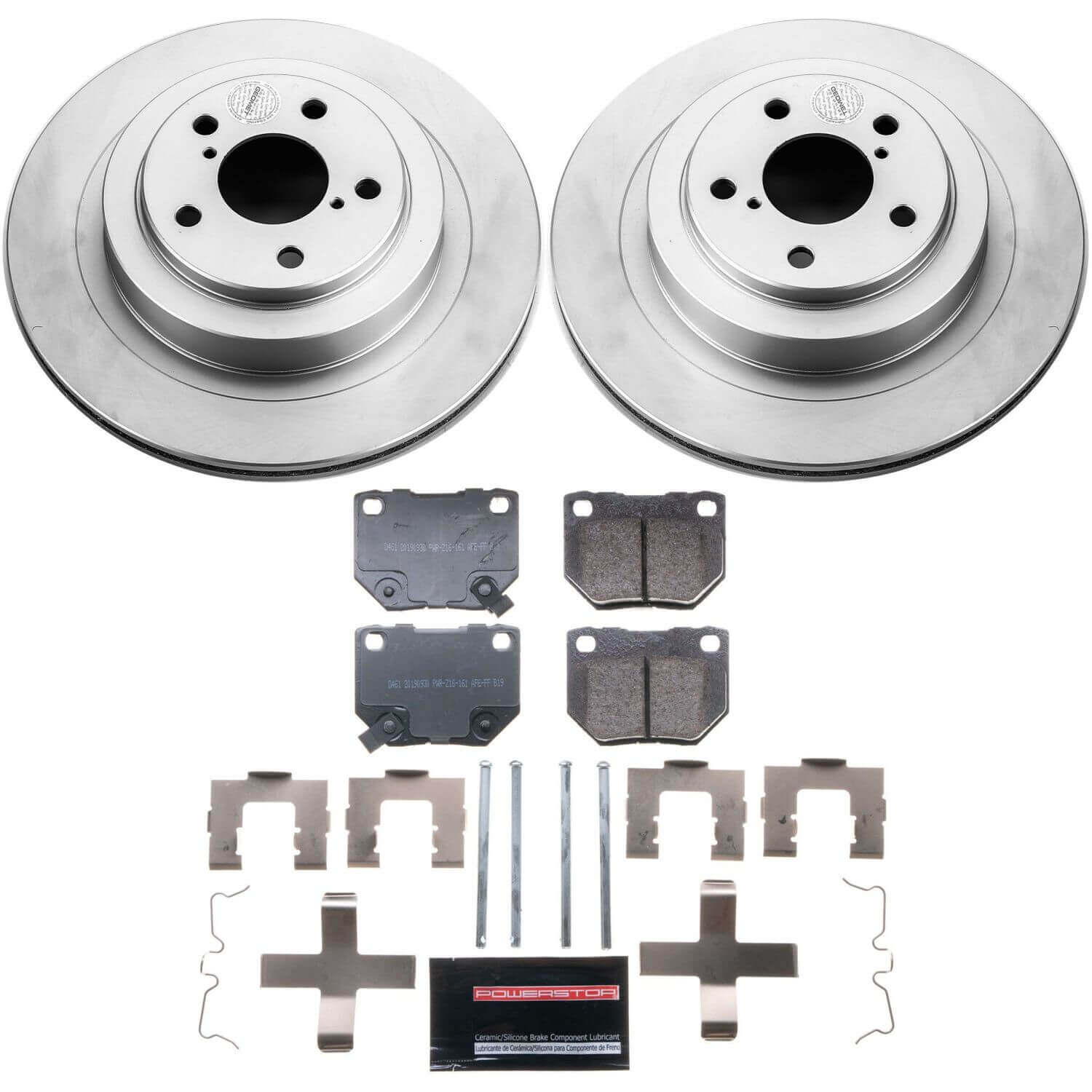 Power Stop CRK4932 Z17 Evolution Rear Pad And Rotor Kit for 2006-2007 Subaru Impreza WRX, WRX Limited, WRX Tr product image