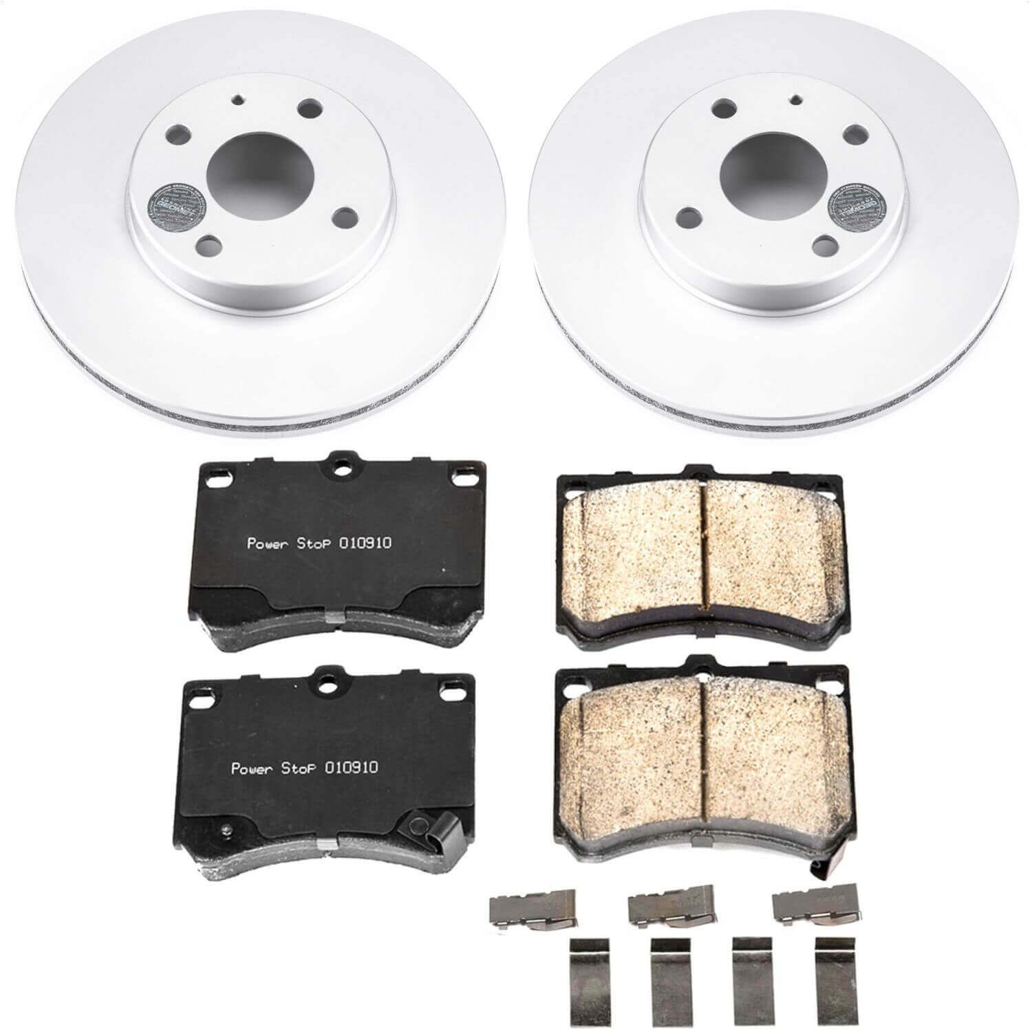 Power Stop CRK4936 Z17 Evolution Front Pad And Rotor Kit for 1991-2003 Ford Escort product image