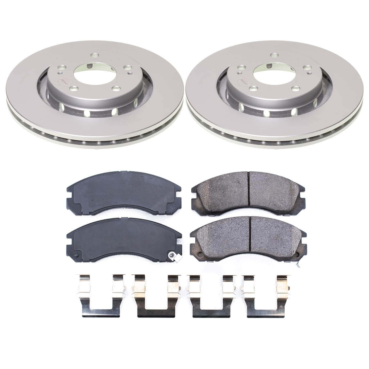 Power Stop CRK4979 - Front Z17 Evolution Genuine Geomet Coated Pad And Rotor Kit vehicle fitment brake part