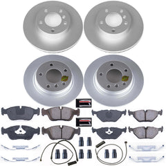 Power Stop CRK498 Z23 Evolution Geomet Coated Front And Rear Pad And Rotor Kit for 1992-1998 BMW 318I product image