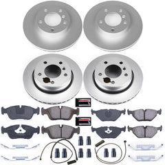 Power Stop CRK499 Z23 Evolution Geomet Coated Front And Rear Pad And Rotor Kit for 1998 BMW 323I product image