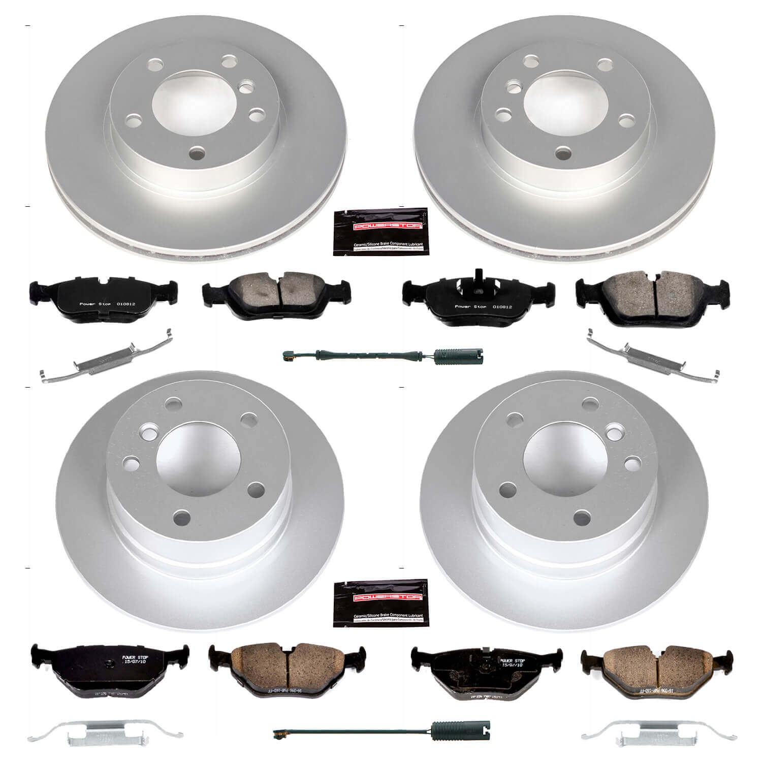Power Stop CRK500 - Z23 Evolution Sport Front And Rear Brake Kit vehicle fitment brake part