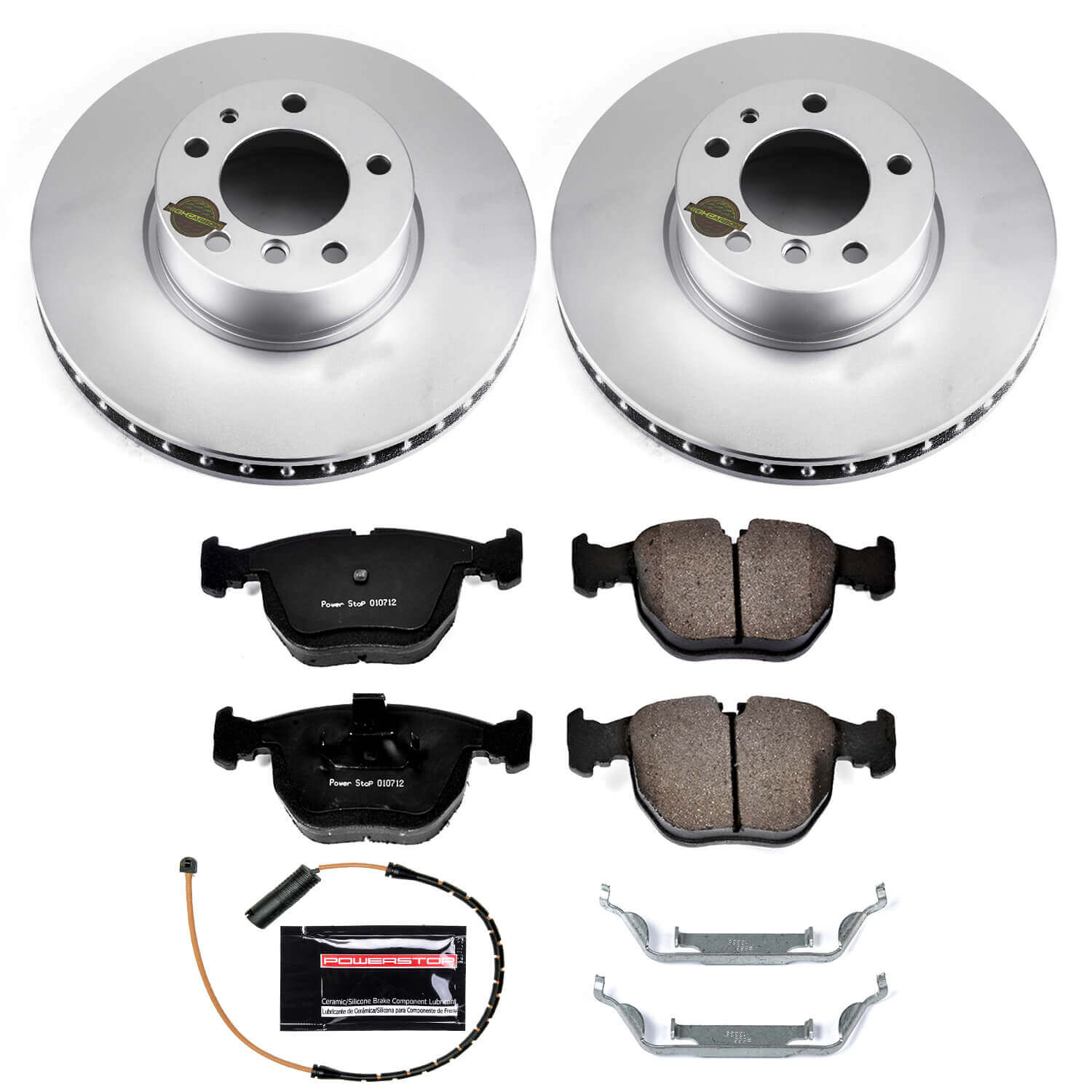 Power Stop CRK503 Z23 Evolution Geomet Coated Front Pad And Rotor Kit for 1995 BMW 740I product image