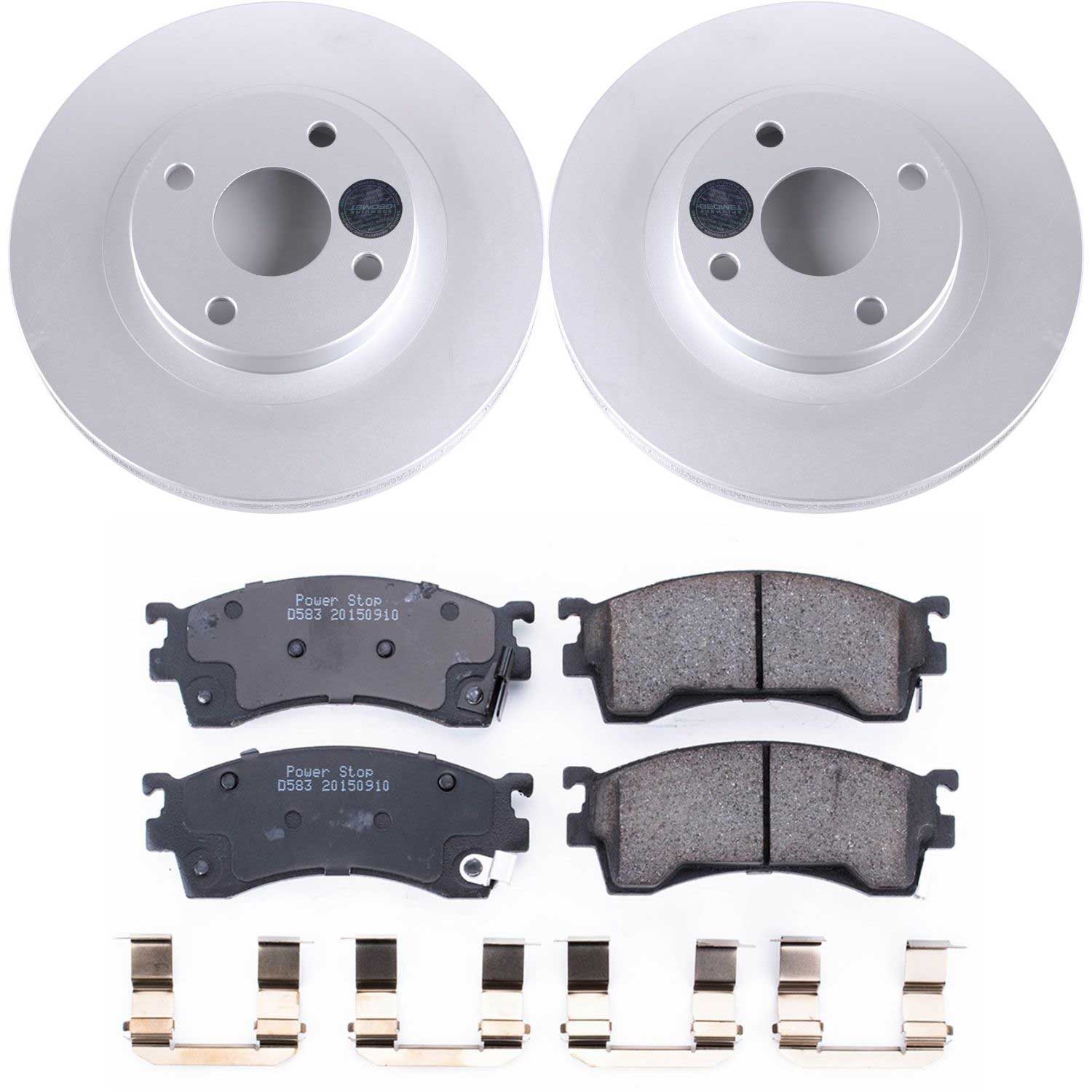 Power Stop CRK5031 Z17 Evolution Front Pad And Rotor Kit for 1999-2000 Mazda Protege product image