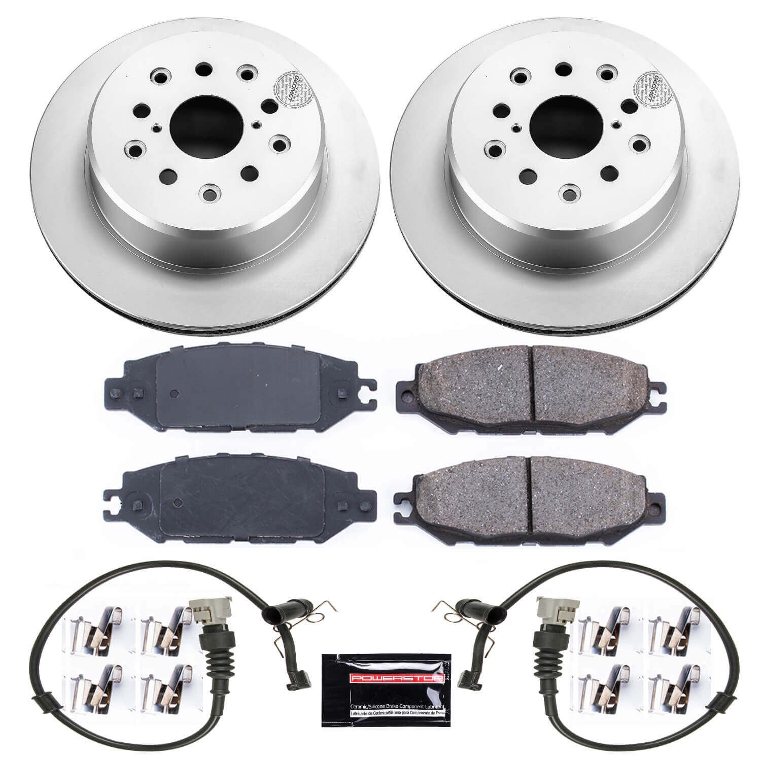 Power Stop CRK5061 Z17 Evolution Rear Brake Kit for 1995-2000 Lexus LS400 product image