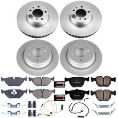 Power Stop CRK509 Z23 Evolution Geomet Coated Front And Rear Pad And Rotor Kit for 1999-2000 BMW 540I Station Wagon product image