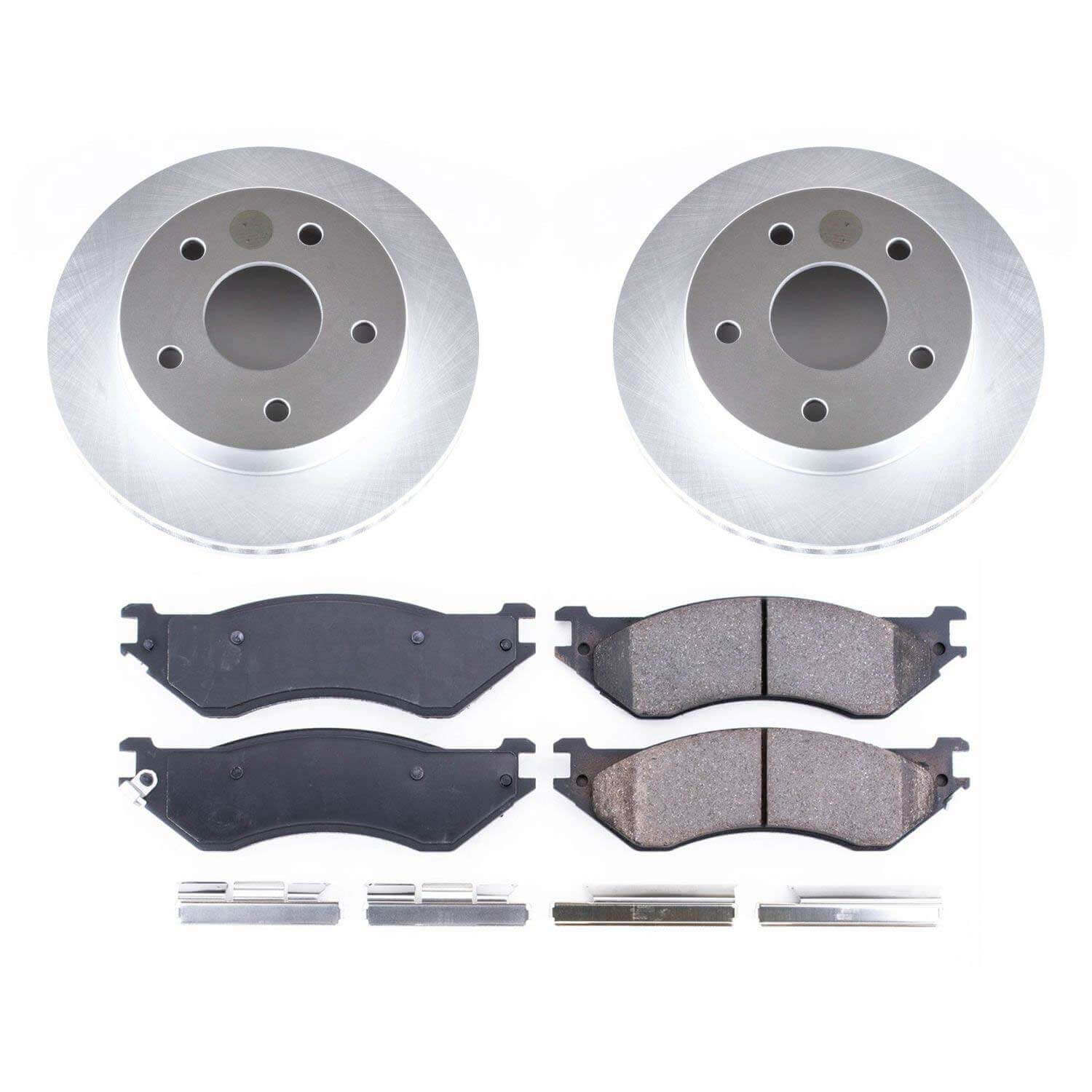 Power Stop CRK5142 Z17 Evolution Front Brake Kit for 2000-2001 Dodge Ram 1500 Rear Wheel Drive product image